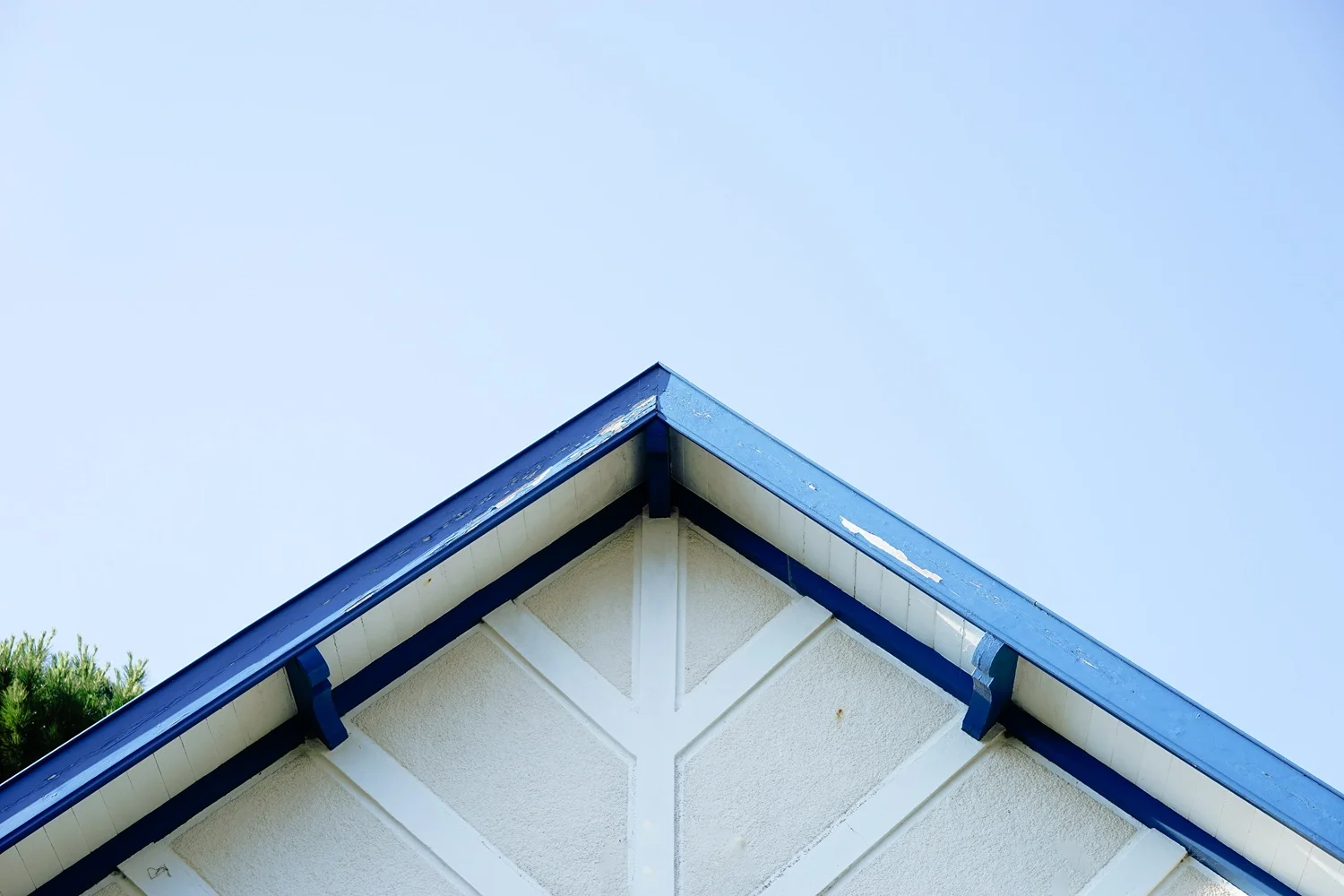 Toiture en V d'une maison à Chaucre