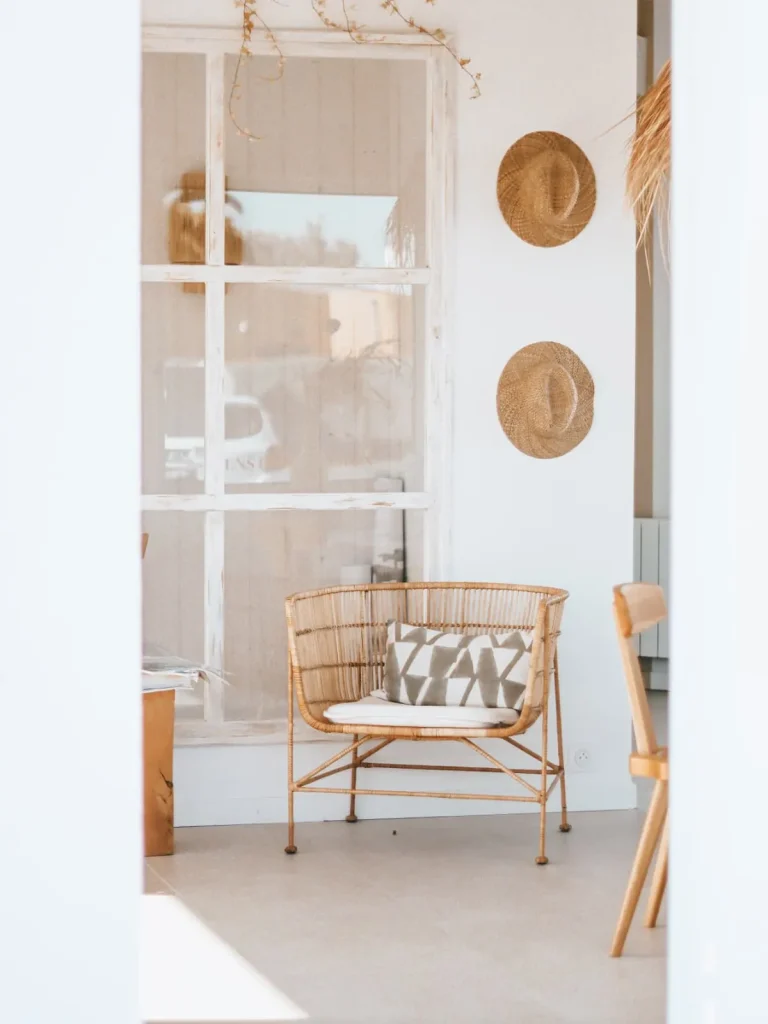 Salon Bohème d'une maison d'Oléron