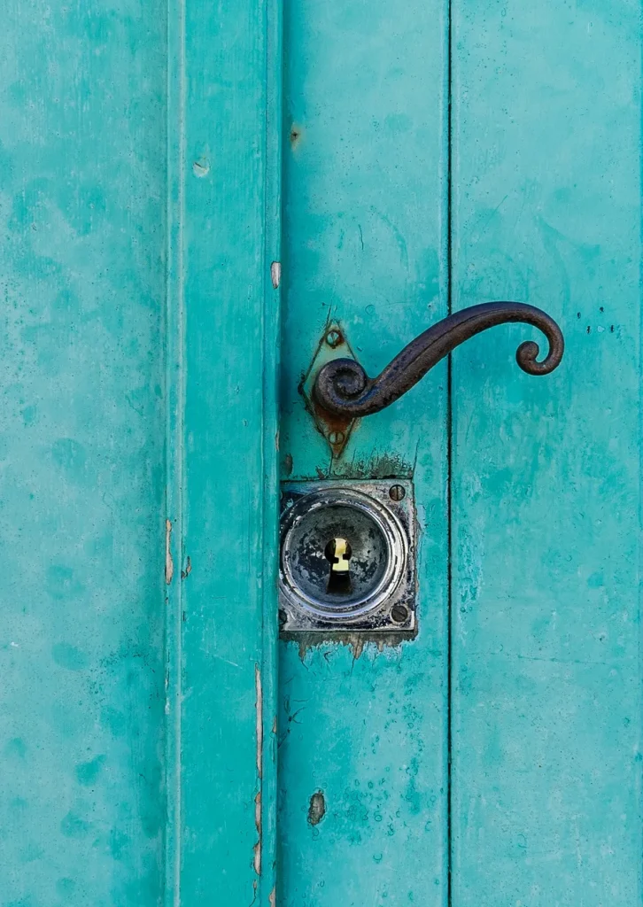 Détails d'une porte Oléronaise